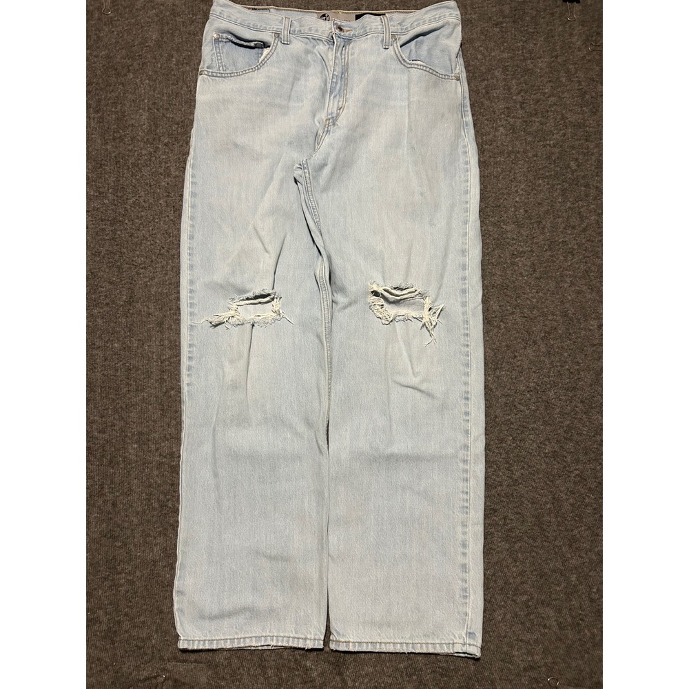 Levis silvertab baggy jeans mens hip hop distressed skater fit 35X30 (tag 32)
